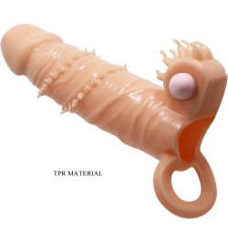 PRETTY LOVE - CONNOR PENISHÜLLE + KLITORISSTIMULATOR FLEISCH – Produktansicht 3
