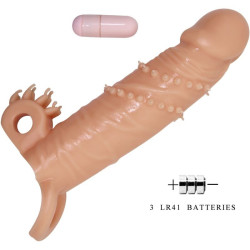 PRETTY LOVE - CONNOR PENISHÜLLE + KLITORISSTIMULATOR FLEISCH – Produktansicht 4