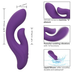 CALEXOTICS - STELLA DUAL PLEASER VIOLET – Produktansicht 3