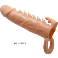 PRETTY LOVE - EMMIT PENISHÜLLE + KLITORIS-STIMULATOR FLEISCH – Produktansicht 2