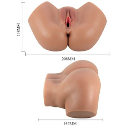 CRAZY BULL - HAILEY VIBRATOR BUTT MIT REALISTISCHER VAGINA UND ANUS-FERNBEDIENUNG – Produktansicht 7