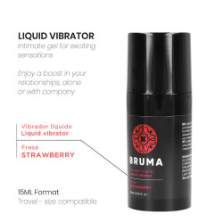 BRUMA - FLÜSSIGER VIBRATOR ULTRA GLEITEND ERDBEERE 15 ML – Produktansicht 2