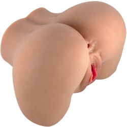 CRAZY BULL - MILA VIBRATOR BUTT MIT REALISTISCHER VAGINA UND ANUS-FERNBEDIENUNG