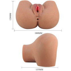 CRAZY BULL - MILA VIBRATOR BUTT MIT REALISTISCHER VAGINA UND ANUS-FERNBEDIENUNG – Produktansicht 7