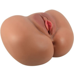 CRAZY BULL - LUNA VIBRATOR BUTT MIT REALISTISCHER VAGINA UND ANUS-STEUERUNG FERNBEDIENUNG
