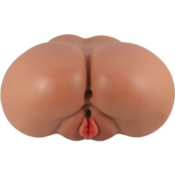CRAZY BULL - LUNA VIBRATOR BUTT MIT REALISTISCHER VAGINA UND ANUS-STEUERUNG FERNBEDIENUNG – Produktansicht 4