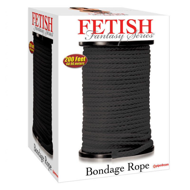 FETISH FANTASY SERIES - BONDAGESEIL SCHWARZ 60,96 METER