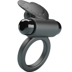 PRETTY LOVE - DEBONAIRE VIBRATIONSRING KANINCHEN 10 VIBRATIONEN SCHWARZ – Produktansicht 3