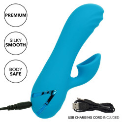 CALEXOTICS - SUNSET BEACH SEDUCER VIBRATOR & STIMULATOR 10 FUNKTIONEN BLAU – Produktansicht 8