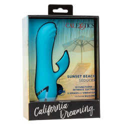 CALEXOTICS - SUNSET BEACH SEDUCER VIBRATOR & STIMULATOR 10 FUNKTIONEN BLAU – Produktansicht 10