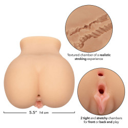 CALEXOTICS - THE FARMERS DAUGHTER DOPPELT REALISTISCHER MASTURBATOR, FLEISCH – Produktansicht 8