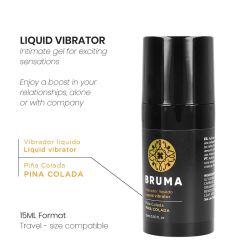 BRUMA - FLÜSSIGER VIBRATOR ULTRA GLEITEND PINA COLADA 15 ML – Produktansicht 3