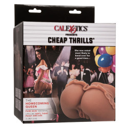CALEXOTICS - THE HOMECOMING QUEEN DOPPELT REALISTISCHER MASTURBATOR KARAMELL – Produktansicht 9