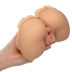 CALEXOTICS - THE PEEP SHOW GIRL DOPPELT REALISTISCHER MASTURBATOR, FLEISCH – Produktansicht 6