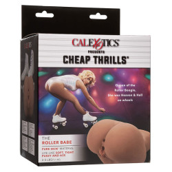 CALEXOTICS - THE ROLLER BABE DOPPELT REALISTISCHER MASTURBATOR, FLEISCH – Produktansicht 9