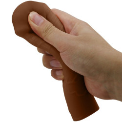 PRETTY LOVE - NILE PENISHÜLLE MIT 2,5 CM VERLÄNGERUNG MULATTE – Produktansicht 4