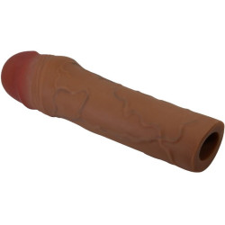 PRETTY LOVE - CHANE PENISHÜLLE MIT 5 CM VERLÄNGERUNG MULATTE – Produktansicht 4