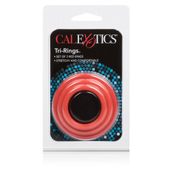 CALEXOTICS - TRI-RINGS SET ROT – Produktansicht 4