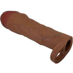 PRETTY LOVE - HANI PENISHÜLLE MIT 5 CM VERLÄNGERUNG MULATTE – Produktansicht 2