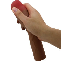 PRETTY LOVE - KYLIAN PENISHÜLLE MIT 7,6 CM VERLÄNGERUNG MULATTE – Produktansicht 4
