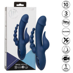CALEXOTICS - VIBRATOR DREIFACH-ORGASMUS BLAU – Produktansicht 2