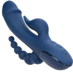 CALEXOTICS - VIBRATOR DREIFACH-ORGASMUS BLAU – Produktansicht 5