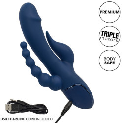 CALEXOTICS - VIBRATOR DREIFACH-ORGASMUS BLAU – Produktansicht 10