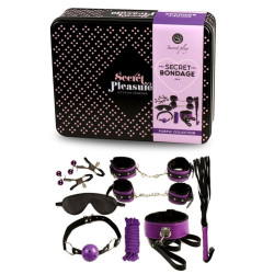 SECRETPLAY - BDSM SET 8PCS PURBLE / BLACK. – Produktansicht 2