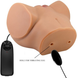 CRAZY BULL - EMILIA ASS VIBRATOR MIT REALISTISCHER VAGINA UND ANUS-FLEISCH-FERNBEDIENUNG – Produktansicht 8