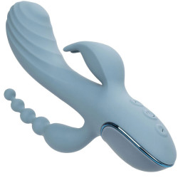 CALEXOTICS - VIBRATOR TRIPLE ECSTASY GRAU – Produktansicht 5