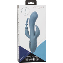 CALEXOTICS - VIBRATOR TRIPLE ECSTASY GRAU – Produktansicht 11