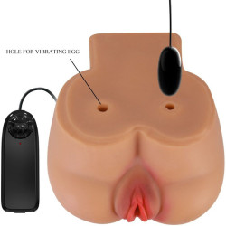 CRAZY BULL - KYLIE ASS VIBRATOR MIT REALISTISCHER VAGINA- UND ANUS-FERNBEDIENUNG – Produktansicht 8