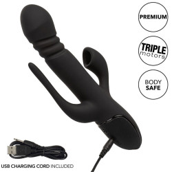 CALEXOTICS - VIBRATOR TRIPLE EUPHORIA SCHWARZ – Produktansicht 10