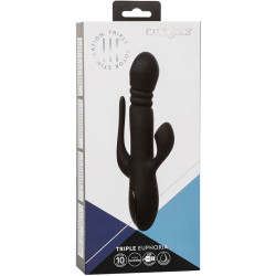 CALEXOTICS - VIBRATOR TRIPLE EUPHORIA SCHWARZ – Produktansicht 11