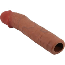 PRETTY LOVE - CHELSEA PENISHÜLLE MIT 7,6 CM VERLÄNGERUNG MULATTE – Produktansicht 3