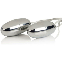 CALEXOTICS - VIBRIERENDE KUGELN SILBER DUO – Produktansicht 2