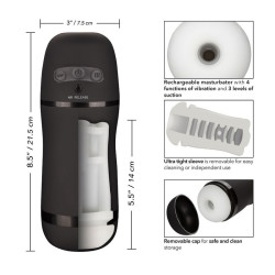 CALEXOTICS - VIBRIERENDER SAUGMASTURBATOR MIT OPTIMALER LEISTUNG – Produktansicht 9