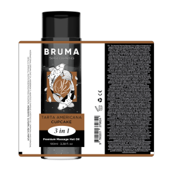 BRUMA - PREMIUM-MASSAGEÖL MIT WÄRMEEFFEKT, CUPCAKE-GESCHMACK 3 IN 1 - 100 ML – Produktansicht 5