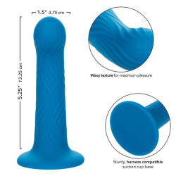 CALEXOTICS - WAVE RIDER RIPPLE ANALSTECKER BLAU – Produktansicht 7