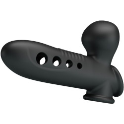 PRETTY LOVE - CRANE PENISHÜLLE MIT AIRBAG SCHWARZ – Produktansicht 2