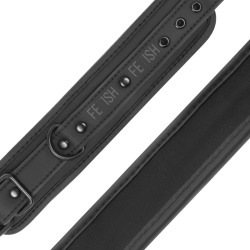 FETISH SUBMISSIVE - HANDSCHELLEN AUS VEGANEM LEDER MIT NOPRENE-FUTTER – Produktansicht 6