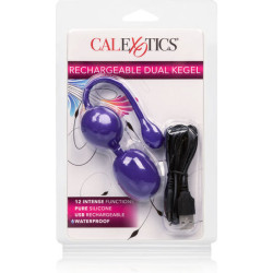 CALEXOTICS - WIEDERAUFLADBARER DUAL KEGEL LILA – Produktansicht 2