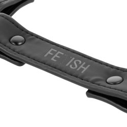 FETISH SUBMISSIVE - HANDSCHELLENVERBINDUNG AUS VEGANEM LEDER – Produktansicht 3