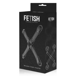 FETISH SUBMISSIVE - HANDSCHELLENVERBINDUNG AUS VEGANEM LEDER – Produktansicht 6