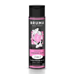 BRUMA - PREMIUM-MASSAGEÖL MIT WÄRMEEFFEKT, GUM-GESCHMACK 3 IN 1 - 100 ML – Produktansicht 2