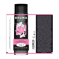 BRUMA - PREMIUM-MASSAGEÖL MIT WÄRMEEFFEKT, GUM-GESCHMACK 3 IN 1 - 100 ML – Produktansicht 6