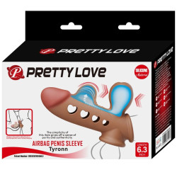 PRETTY LOVE - TYRONN PENISHÜLLE MIT AIRBAG – Produktansicht 13