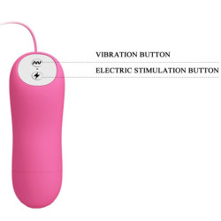 BAILE - ROMANTISCHE WELLENPIZZEN MIT VIBRATION UND FUCHSIAELEKTROSCHOCK – Produktansicht 6