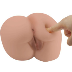 CRAZY BULL - BERNACE ASS VIBRATOR MIT REALISTISCHER VAGINA UND ANUS FLESH FERNBEDIENUNG – Produktansicht 6
