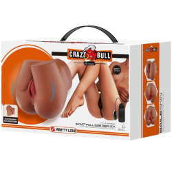 CRAZY BULL - BERNACE ASS VIBRATOR MIT REALISTISCHER VAGINA UND ANUS FLESH FERNBEDIENUNG – Produktansicht 12